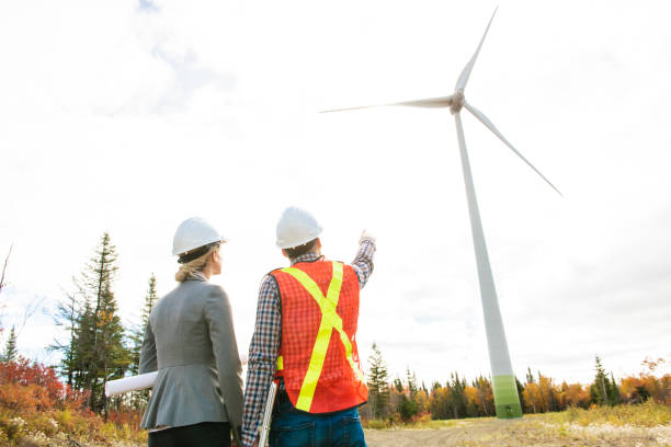 istock A Technician team Engineer in Wind Turbine Power Generator Station 1069995276