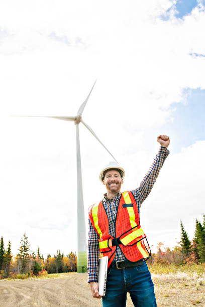 istock A Technician Engineer in Wind Turbine Power Generator Station 1069995322