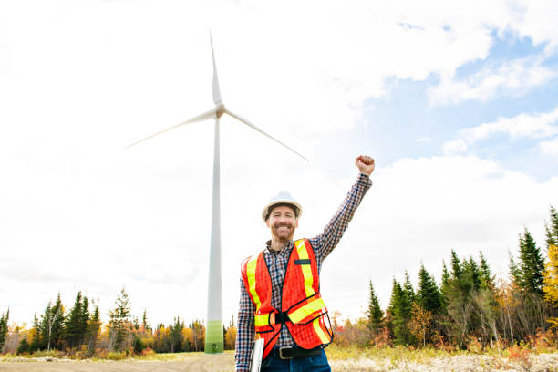istock A Technician Engineer in Wind Turbine Power Generator Station 1069995354