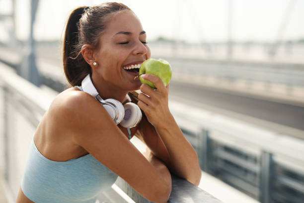 istock Running girl having break 1069996682