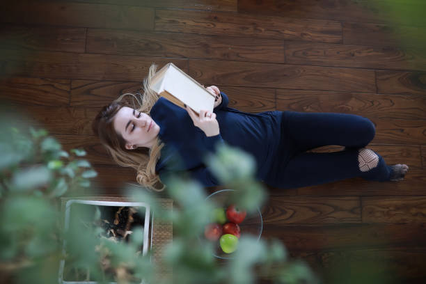 istock Young girl at home relaxing 1070003862