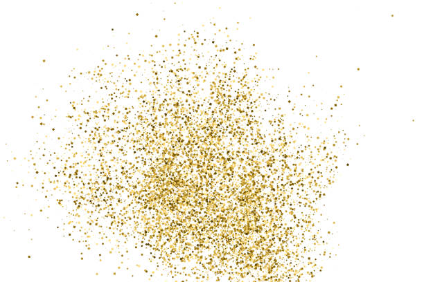 Gold glitter texture vector. Gold glitter texture isolated on white. Amber color background. Golden explosion of confetti. Vector illustration,eps 10. 8564 stock illustrations