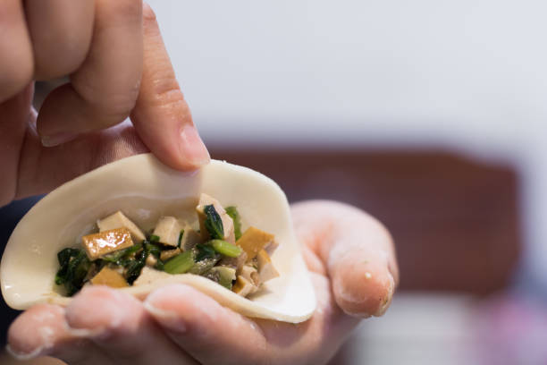 istock Home-made recipe for dumplings. 1070008814