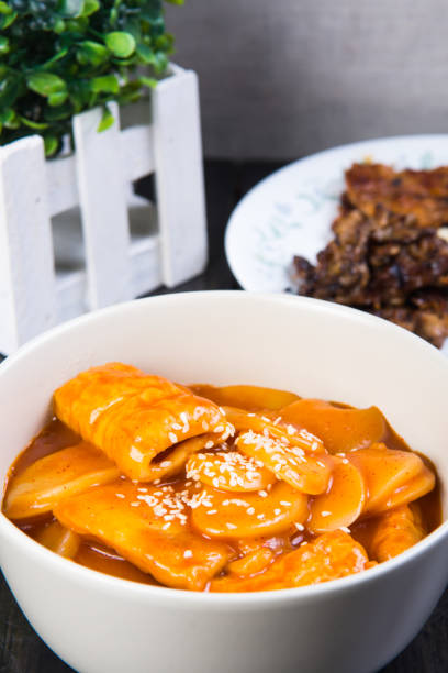 istock spicy rice cake with fish cake also known as tteokbokki 1070013802