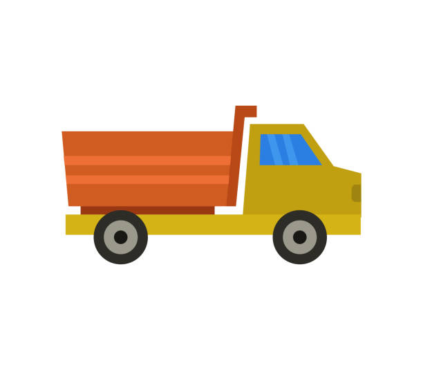 illustrazioni stock, clip art, cartoni animati e icone di tendenza di icona camion - camion