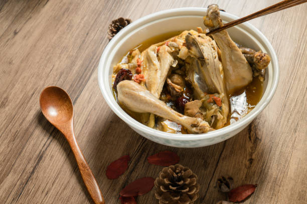 istock chicken soup with wooden background 1070021548