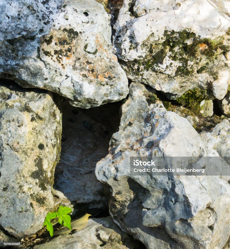 Empty Side Rocks Empty Hole Between Some Big Rocks With Nothing Inside Empty Animal Home ...