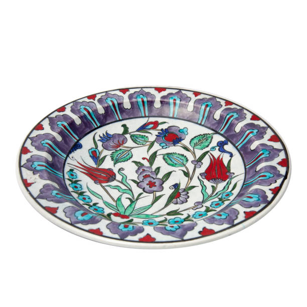 istock Decorative Plate Shopping in Flea Market 1070035512