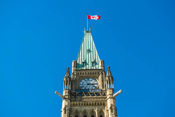 istock Tower in Parliament Hill at Ottawa in Canada 1070039296