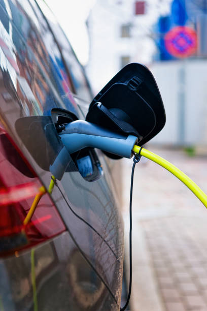 istock Electro charging of car concept 1070048868