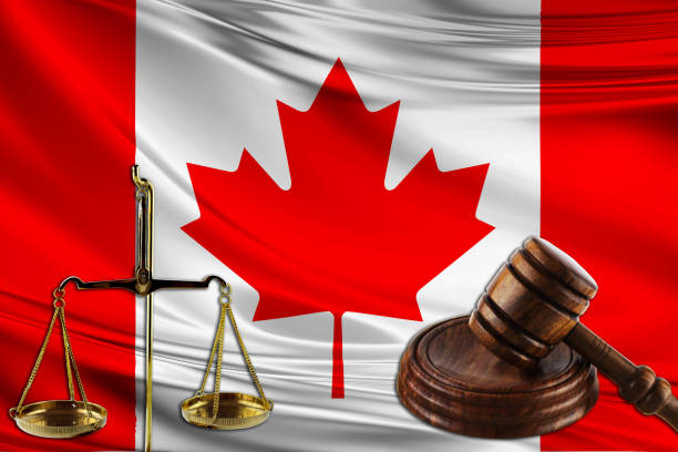 istock flag of canada and justice 1070053050