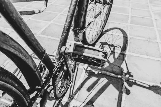 istock Old-fashioned, retro tricycle. vintage trishaw. traditional rickshaw. 1070056654