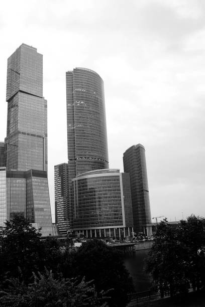 istock Business center with high skyscrapers 1070061558