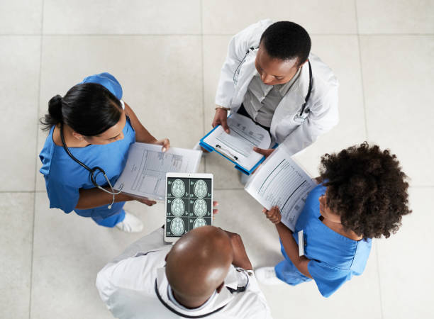 istock Discussing the best course of action for their patient 1070065658