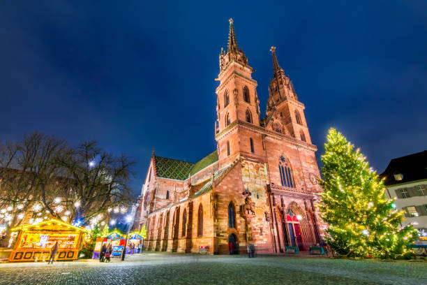 istock Basel, Switzerland - Christmas Market 1070074404
