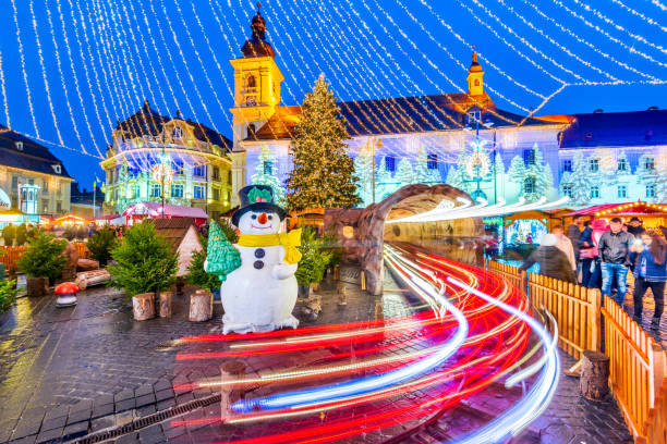 istock Sibiu, Romania, Christmas Market 1070076830