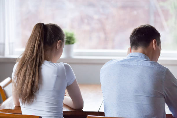 istock Back view spouses after quarrel feel frustration and dissatisfied 1070079084