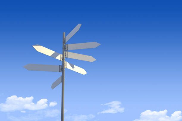 istock 3D Illustration of Street Signs _7 Blank 1070084270