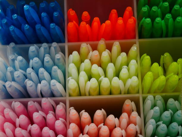 istock Colorful Marker Pens on Shelf 1070089036