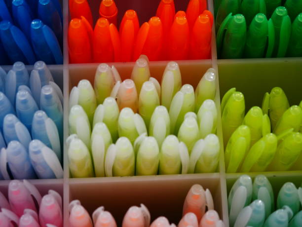 istock Colorful Marker Pens on Shelf 1070089160