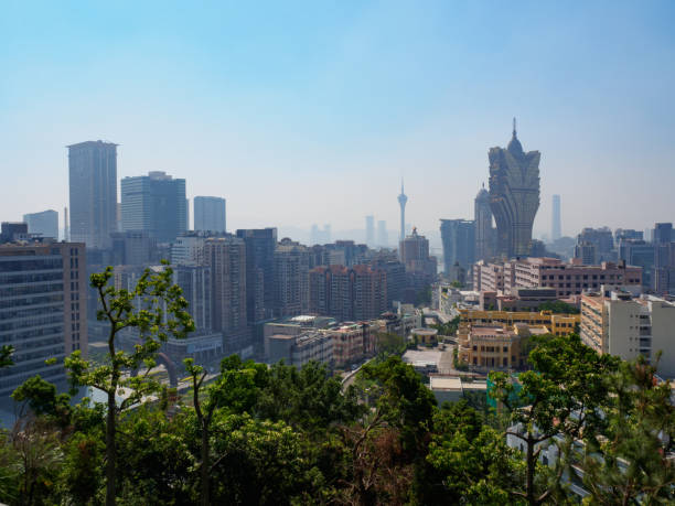 istock The futuristic skyline of Macau. 1070099172