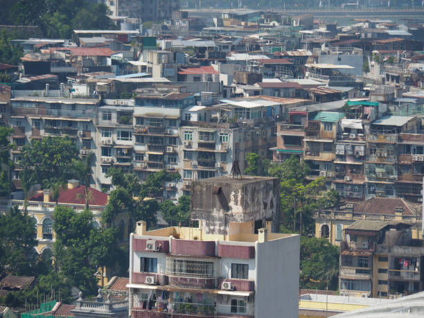 istock A group of appartment bildings in Macau. 1070099208