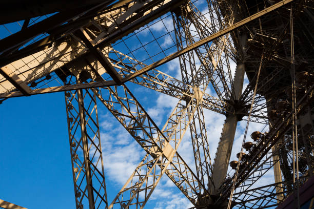 istock Metal frames of Eiffel Tower, Paris 1070105886