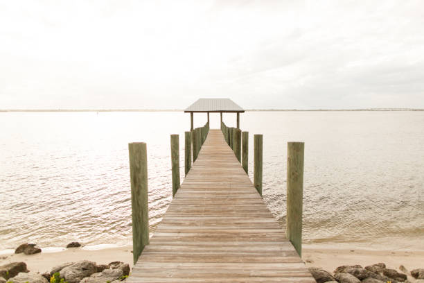 istock Dock on Hutchinson Island, Florida 1070110726