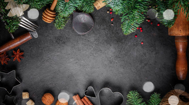 istock Christmas cooking background - space for your text 1070115178