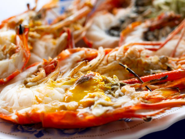 istock Grilled giant river prawns or giant freshwater prawns 1070126598