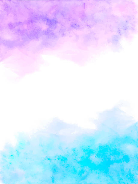 istock Watercolor blue abstract background. Abstract painting, background for wallpapers, posters, cards, invitations, websites. Modern painting handmade background. Vector illustration 1070143636