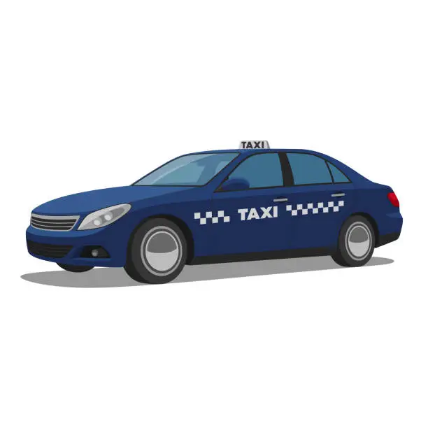 Vector illustration of Taxi