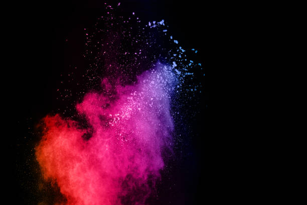 istock abstract colored dust explosion on a black background.abstract powder splatted background,Freeze motion of color powder exploding/throwing color powder, multicolored glitter texture. 1070146844