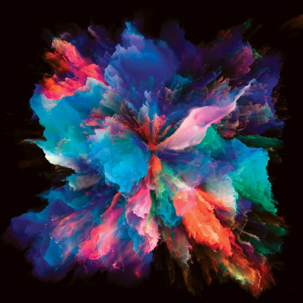 istock Inner Life of Colorful Paint Splash Explosion 1070147902