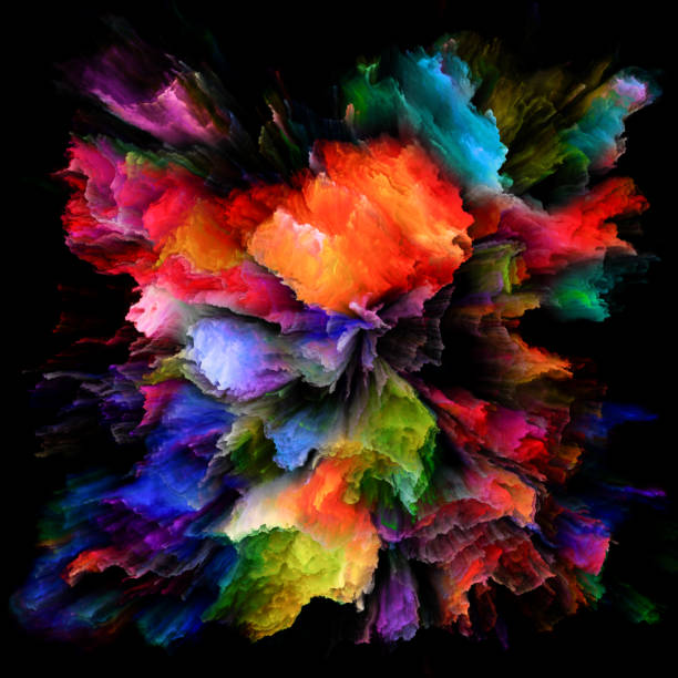 istock Propagation of Colorful Paint Splash Explosion 1070150706