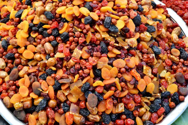 organic and delicious dry fruits