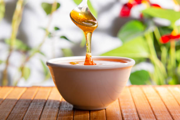 istock Healthy breakfast with honey 1070159598