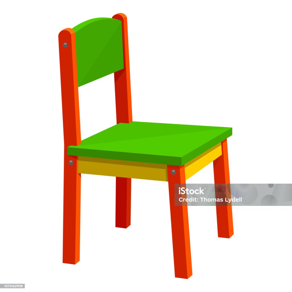 Chair Stock Illustration - Download Image Now - Chair, Wood - Material,  Green Color - iStock