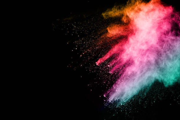 istock abstract colored dust explosion on a black background.abstract powder splatted background,Freeze motion of color powder exploding/throwing color powder, multicolored glitter texture. 1070168672