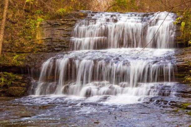 istock Closeup of Waterfall in the Forest 1070170362
