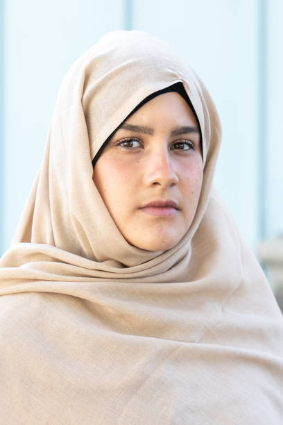 istock Serious young muslim woman looking at the camera 1070176776