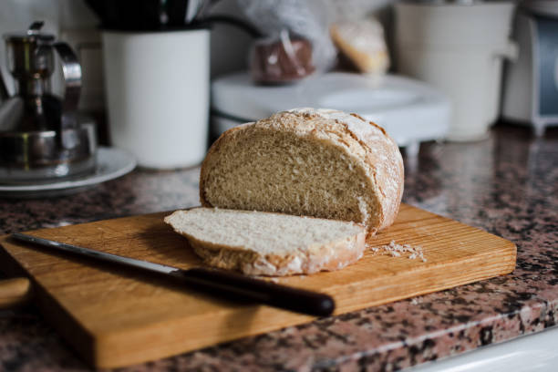istock Loaf of bread in the kitchen 1070185186