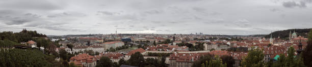 Prague Panoramic view from Terrace in Castle