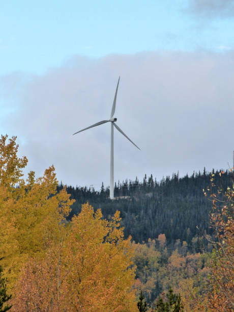 istock Single Wind Turbine Landscape Alternative Energy 1070212220