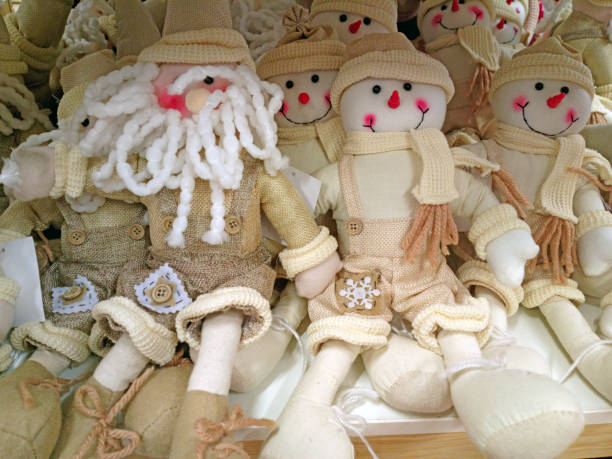 istock Snowman - a soft toy. 1070216592