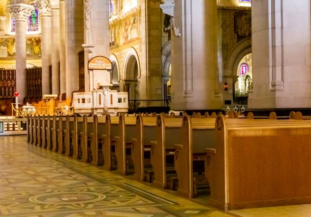 istock Pews Along Aisle 1070216734