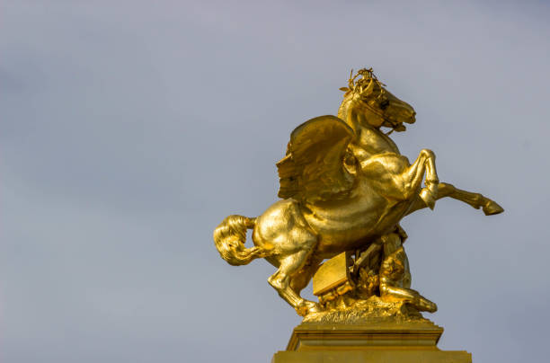 istock Golden statues on Pont Alexandre III, Paris 1070229426