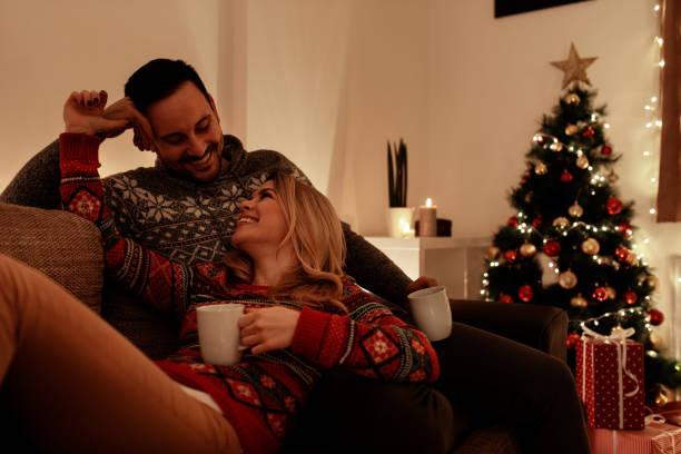istock Christmas happiness at home 1070237478