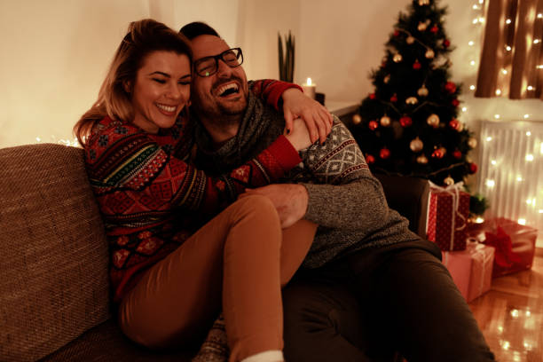 istock Christmas happiness at home 1070237832