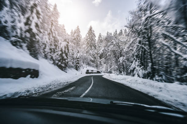istock Driving in the winter 1070245146